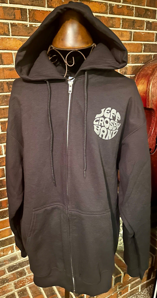 Jeff Crosby Band Logo Zip Up Hoodie