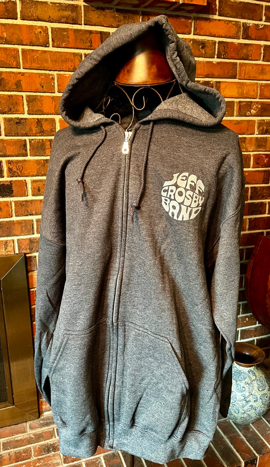 Jeff Crosby Band Logo Zip Up Hoodie